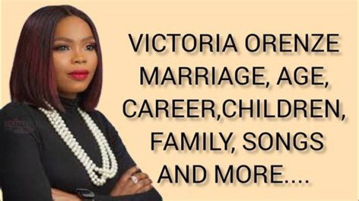 Victoria Orenze Biography: Age, Parents, Hometown, Husband, Net-Worth, Career, Awards, Instagram, Facebook, Twitter, Latest Songs