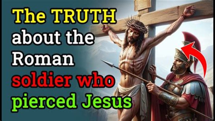 Was Longinus the name of the Roman soldier who pierced Jesus with the spear?