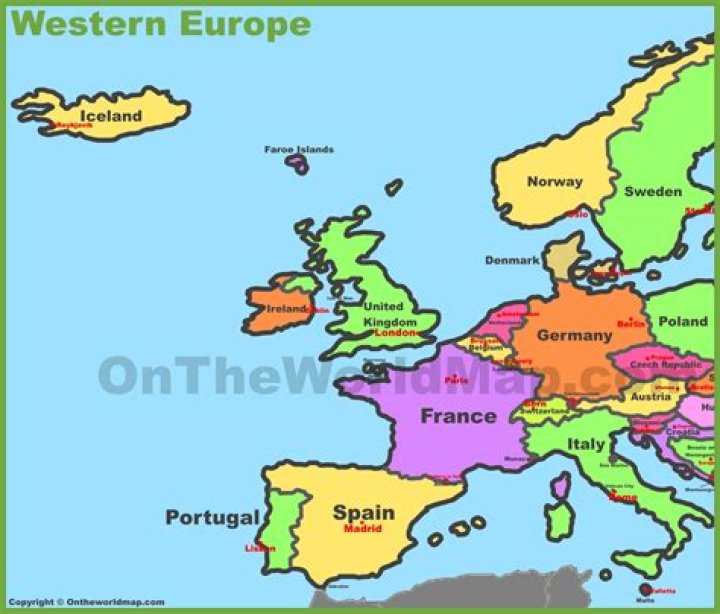 What are Europe colors?