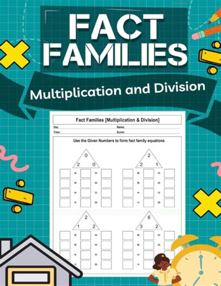 What are multiplication and division fact families?