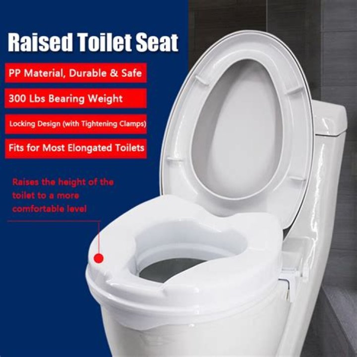 What are raised toilet seats used for?