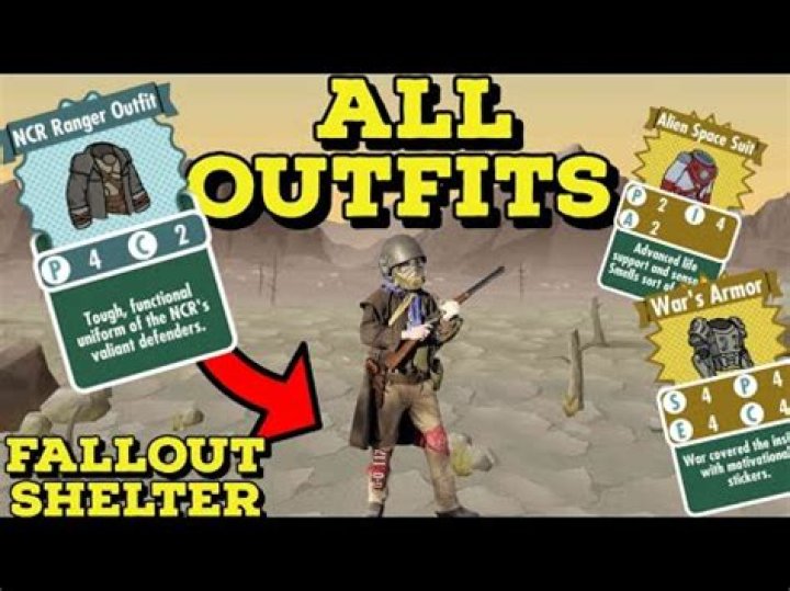 What are rare outfits in fallout shelter?