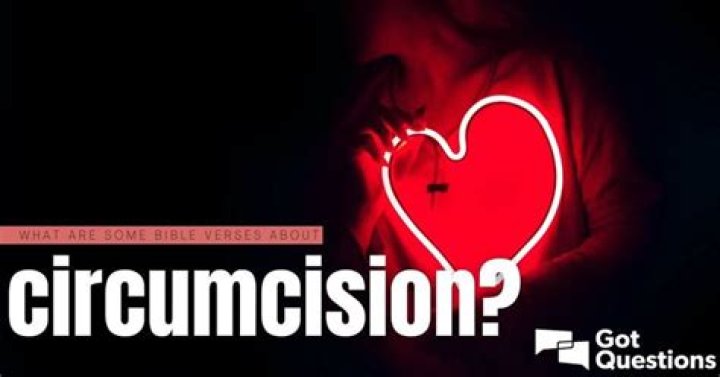 What are some Bible verses about circumcision?