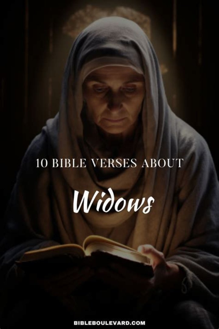 What are some Bible verses about widows?