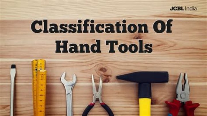 What are the 6 Classification of hand tools?