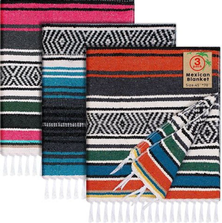 What are the big Mexican blankets called?
