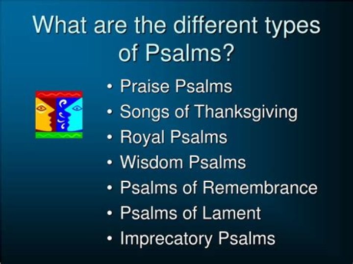 What are the different types of psalms?