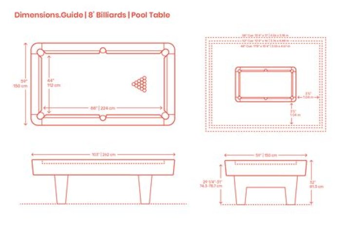 What are the dimensions of a 7 ft pool table?