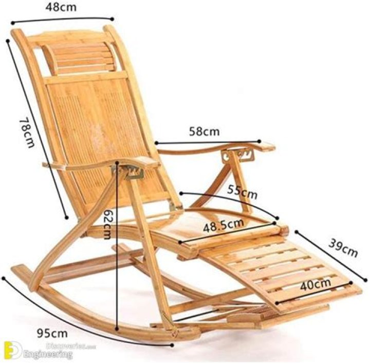 What are the dimensions of a rocking chair?