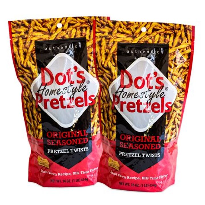 What are the ingredients in DOTS pretzels?