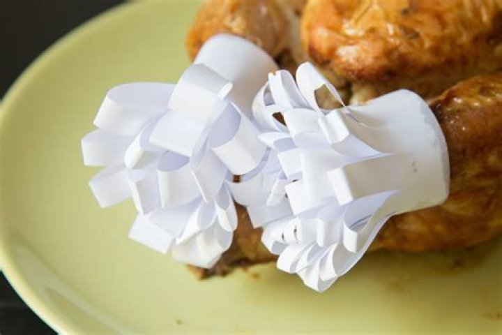 What are the paper things on turkey legs?