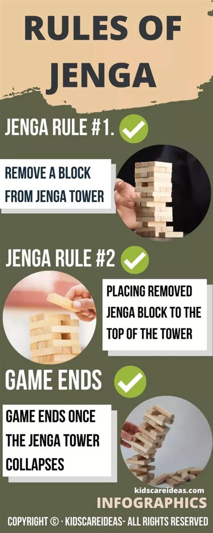 What are the rules for Jenga?
