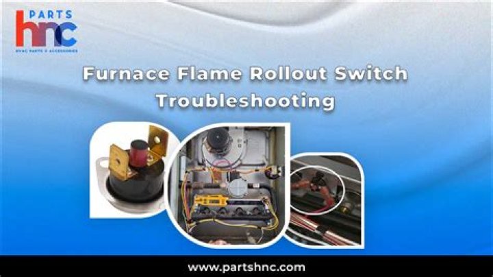 What can causes a flame rollout switch to trip?