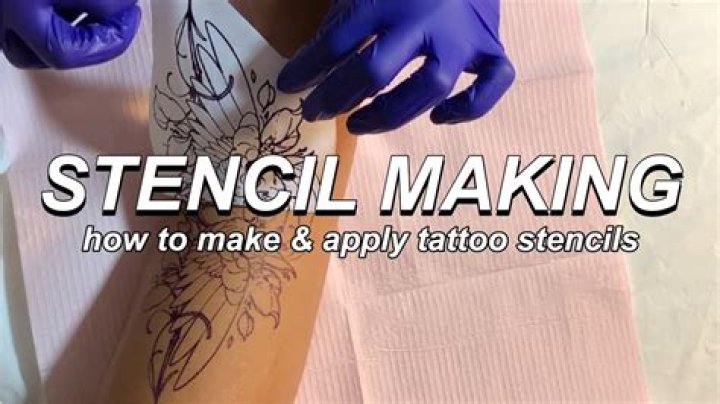 What can I use to make a tattoo stencil stick?
