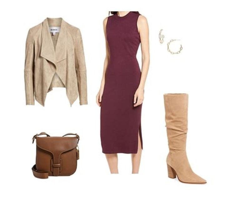 What can I wear with a sleeveless dress in the fall?