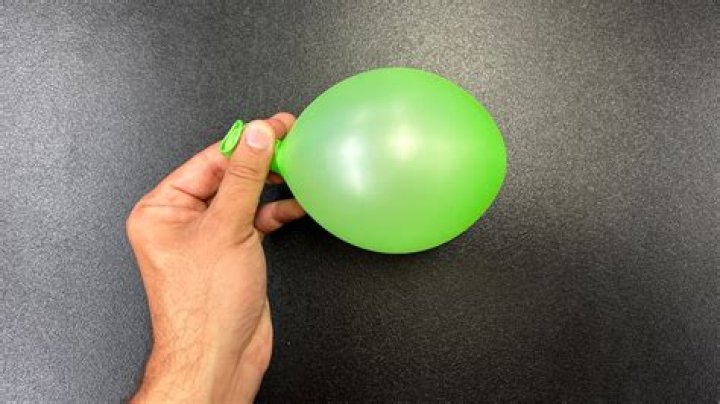 What causes a balloon to remain inflated quizlet?
