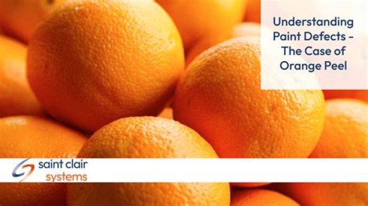 What causes orange peel in primer?