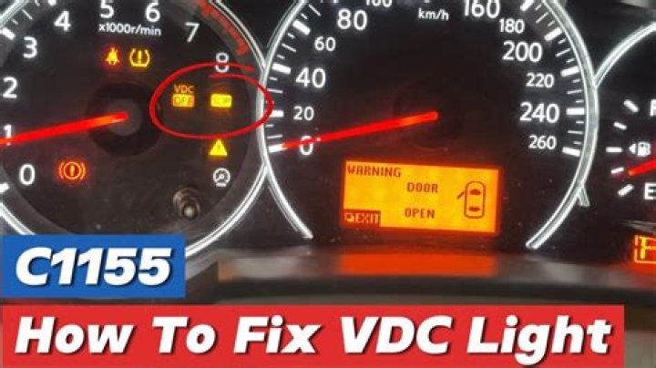 What causes the VDC light to come on?
