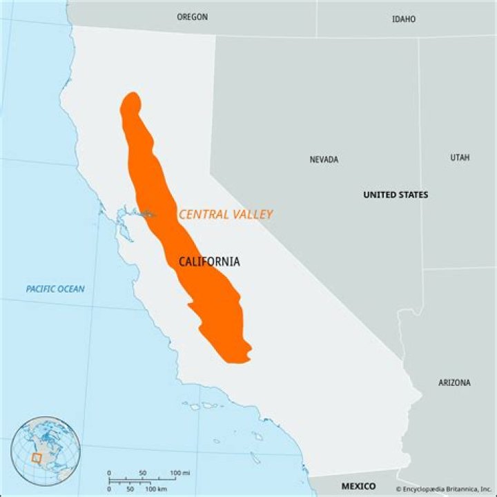 What cities are in the Central Valley of California?
