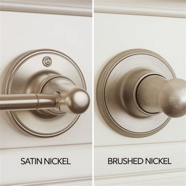 What color goes with brushed nickel?