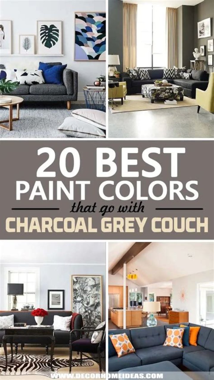 What color goes with GREY couch?