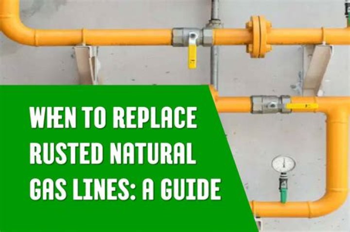 What color is a natural gas line?