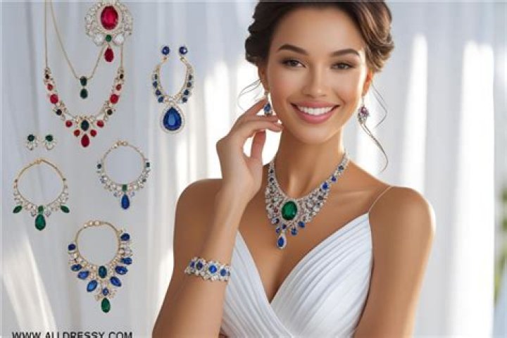 What color jewelry goes with white dress?
