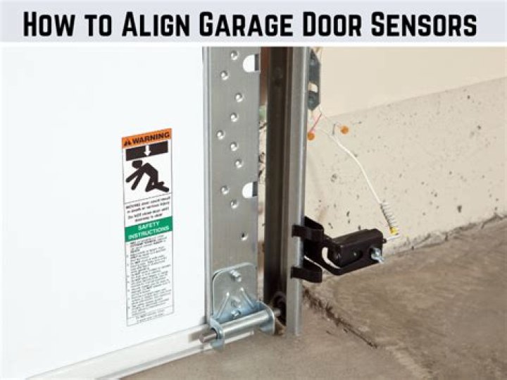 What color should your garage door sensors be?
