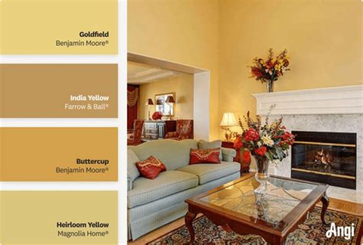 What colors go well with gold walls?