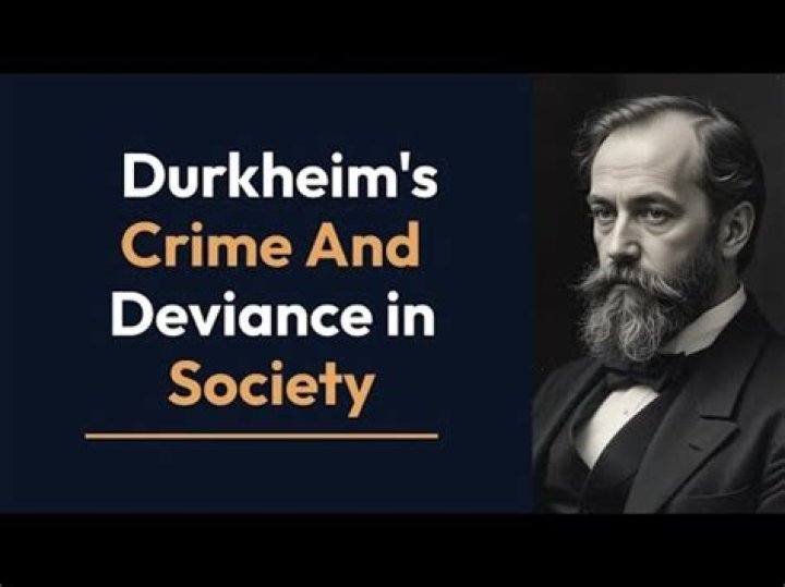 What did Durkheim say about deviance?