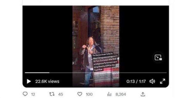What did Gilbert Ortega Jr say? Video of Scottsdale Arizona gallery owner’s racist Native rant sparks outrage