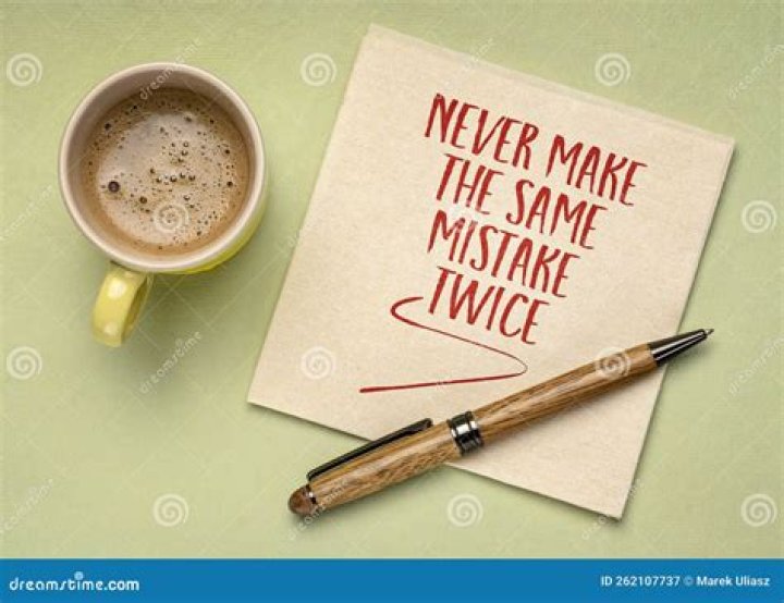 What did Gus mean never make the same mistake twice?