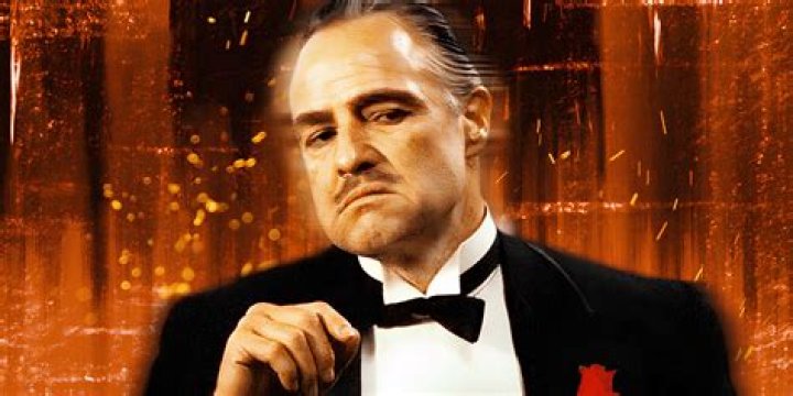 What did Marlon Brando have in his mouth in The Godfather?