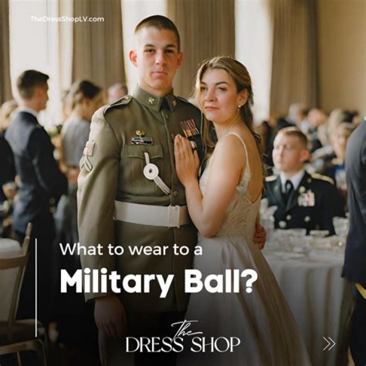 What do female soldiers wear to military balls?