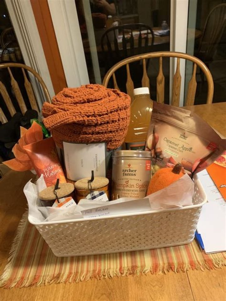 What do you put in a cozy gift basket?
