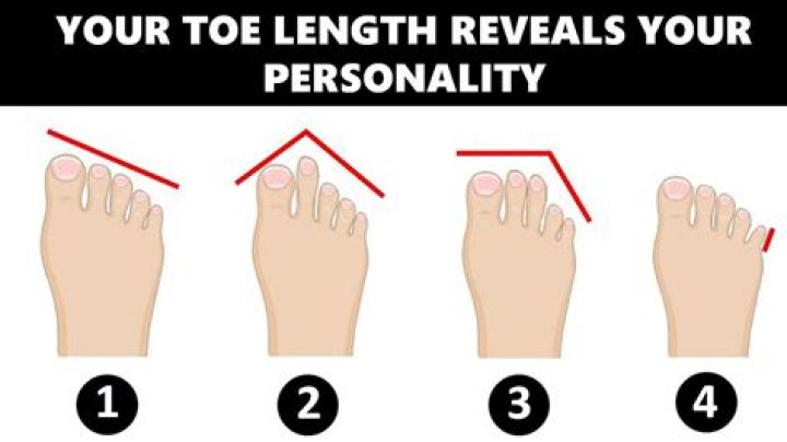 What do your toes say about your personality?
