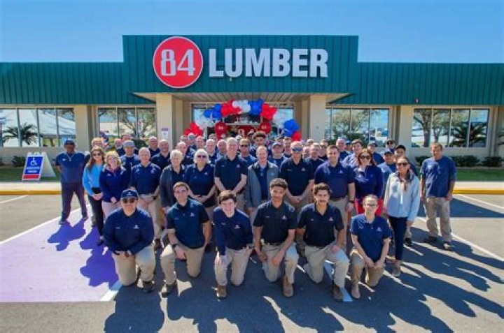 What does 84 mean on 84 Lumber?