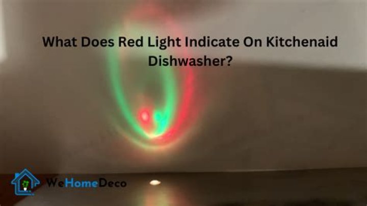 What does a red light on a freezer mean?