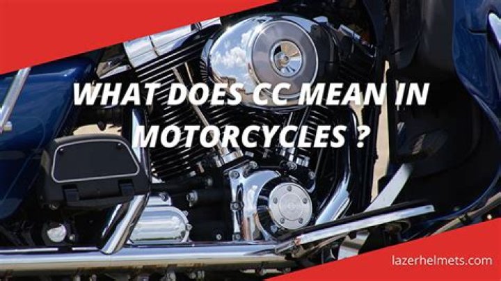 What does CC mean in motorcycle engines?