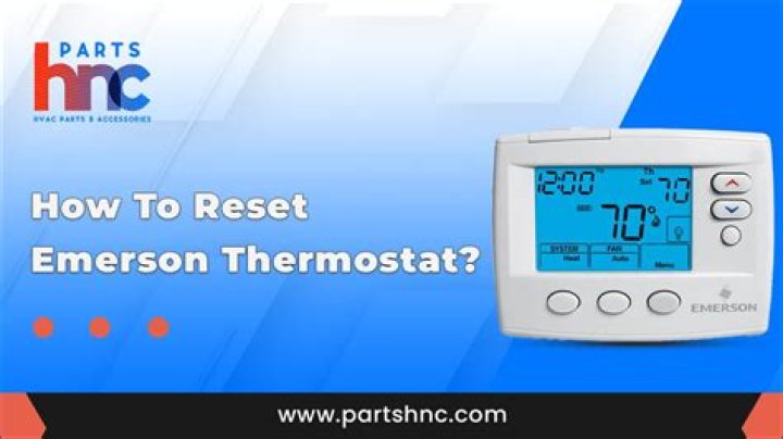 What does DL mean on an Emerson thermostat?