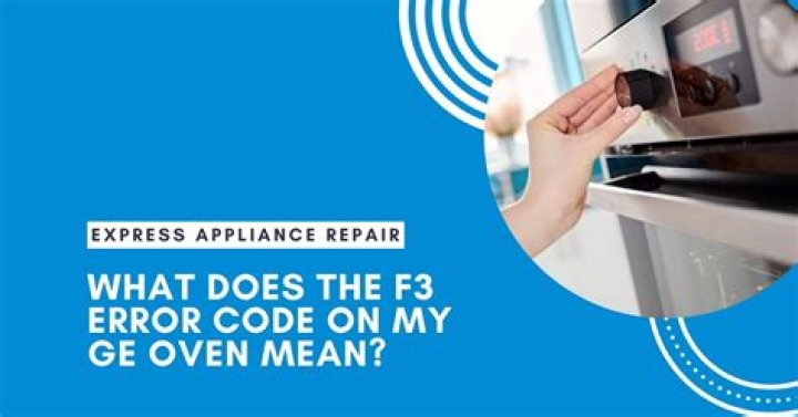 What does f3 mean on a stove?