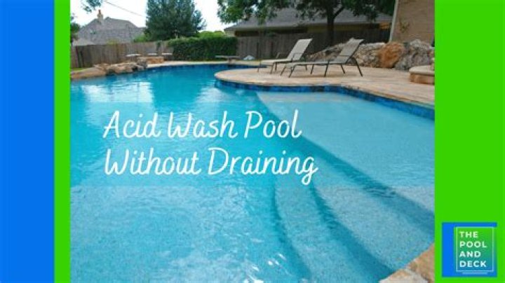 What does it cost to acid wash a pool?