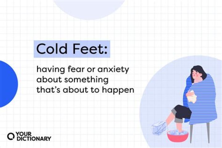 What does it mean to get cold feet in a relationship?