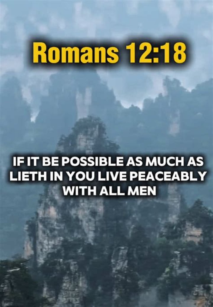 What does it mean to live peaceably with all (Romans 12:18)?
