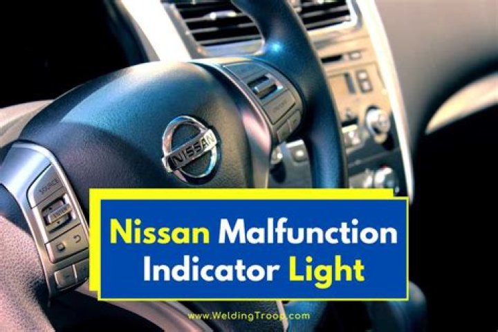 What does it mean when the malfunction indicator lamp light comes on?