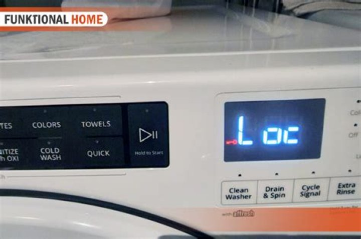 What does it mean when your Whirlpool washer Says control locked?
