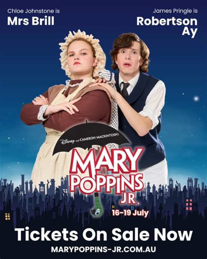 What does Mrs Brill sing in Mary Poppins?