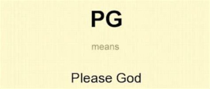 What does PG mean in texting?