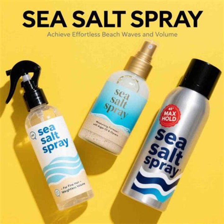 What does sea salt spray do for men’s hair?