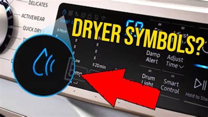 What does signal mean on dryer?